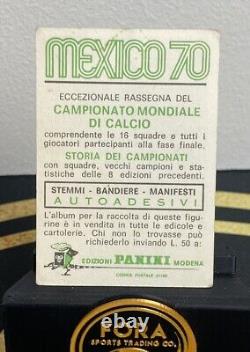 1970 Panini World Cup Mexico 70 Puskas Hungary 1954 Italian Version Green Back