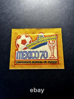 1970 Panini World Cup Mexico Packet Spanish Version Rare