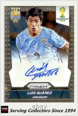 2014 Panini FIFA World Cup Soccer Signature Card Luis Suarez (Uruguay)