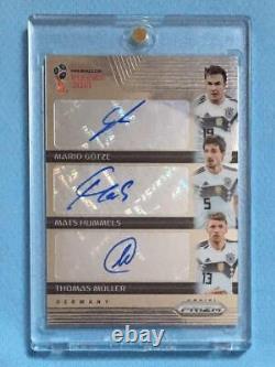 2018 PANINIFIFA World Cup Germany National Team Triple Autograph Limited to 30