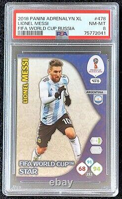 2018 Panini Adrenalyn XL World Cup 2018 FIFA # 478 World Cup Star LIONEL MESSI