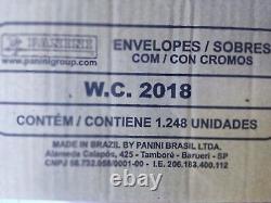 2018 Panini World Cup Russia stickers 12 Sealed box Made in Brazil