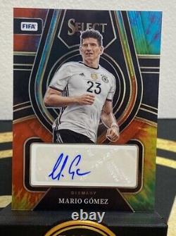 2022 Panini Select FIFA Mario Gomez Germany Tie Dye Auto 23/25 Jersey No. Match