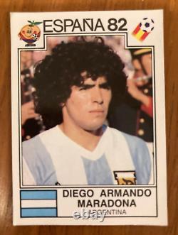 PANINI Espana 82 World Cup Sticker Number 176 DIEGO ARMANDO MARADONA Argentina
