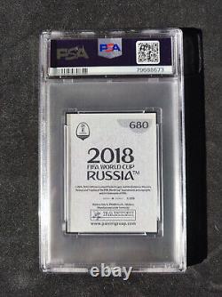 PSA 9 PELE 2018 Panini World Cup Stickers-Gold #680 Mint