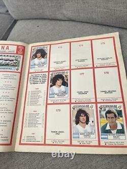 Panini Espana 82 World Cup sticker album Incomplete