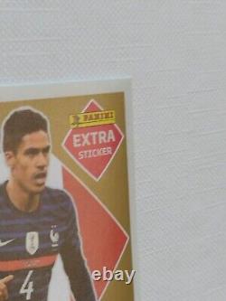 Panini Extra Sticker Fifa World Cup Qatar 2022 Raphael Varane Legend Gold