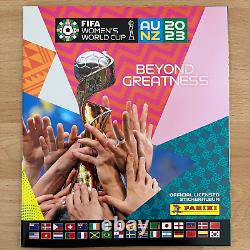 Panini FIFA Women's World Cup 2023 Women's World Cup Complete Set of 580 Stickers + Album + Bag