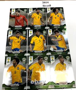 Panini Fifa World Cup Soccer Trading Card Base Team Set 2006-2018-brazil(4 Sets)
