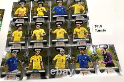 Panini Fifa World Cup Soccer Trading Card Base Team Set 2006-2018-brazil(4 Sets)