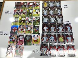 Panini Fifa World Cup Soccer Trading Card Base Team Set 2006-2018-england(4)
