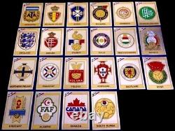 Panini Mexico 86 Stickers Logo Badges Foils Wappen Scudetto 1986 World Cup