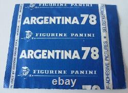 Panini World Cup Argentina 78 1978 Sealed sticker Packet Original